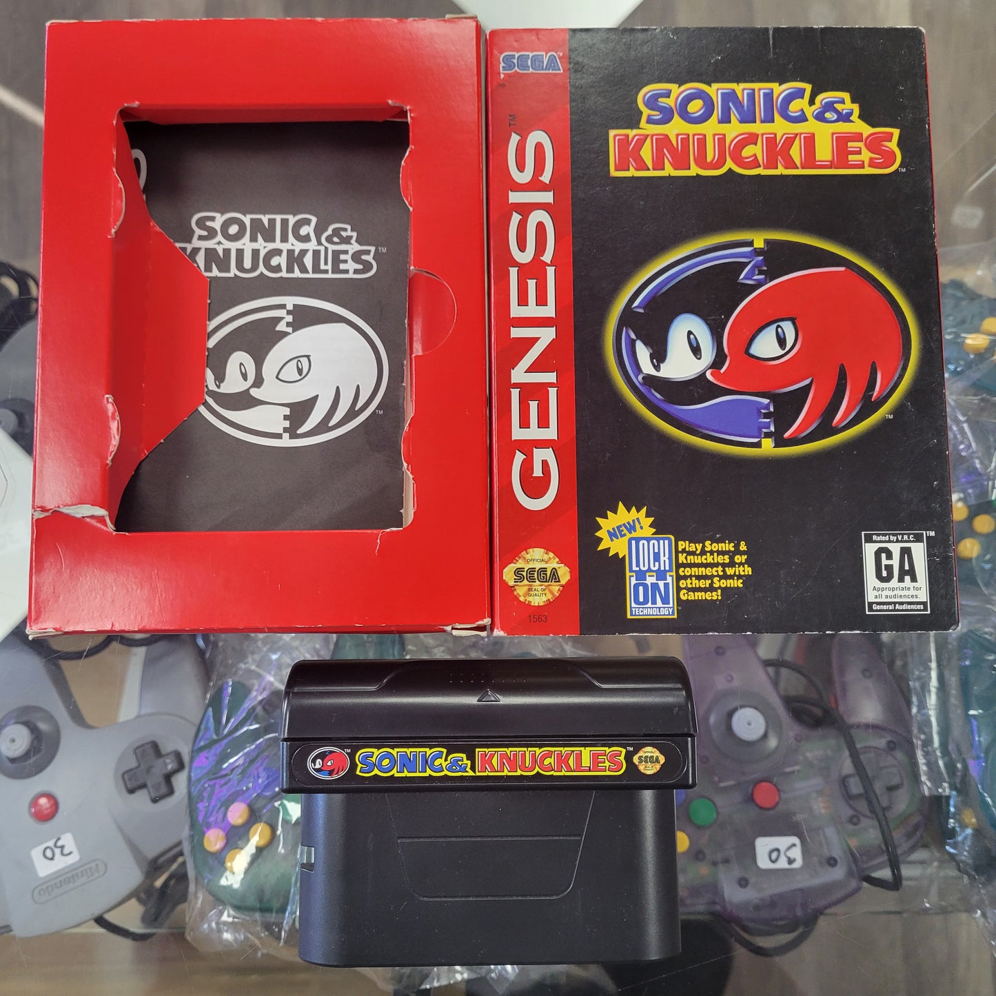 Sonic And Knuckles Sega Genesis