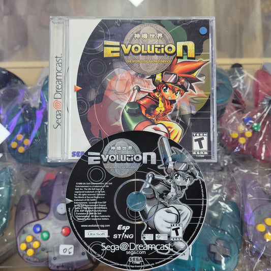 Evolution The World Of Sacred Device Sega Dreamcast