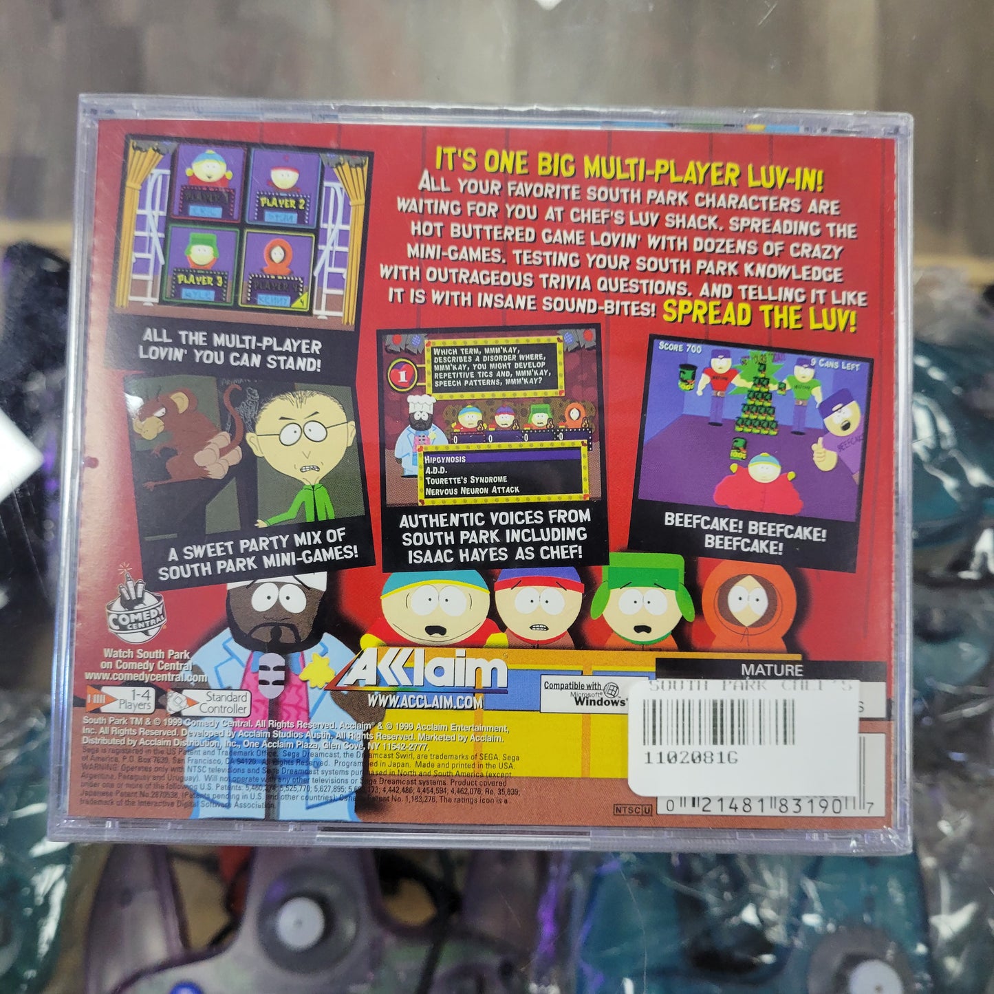 South Park Chefs Luv Shack Sega Dreamcast New