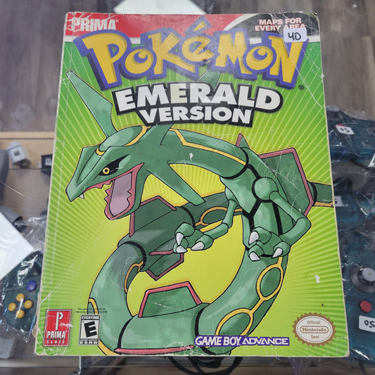 Pokemon Emerald Version Prima Strategy Guide Book