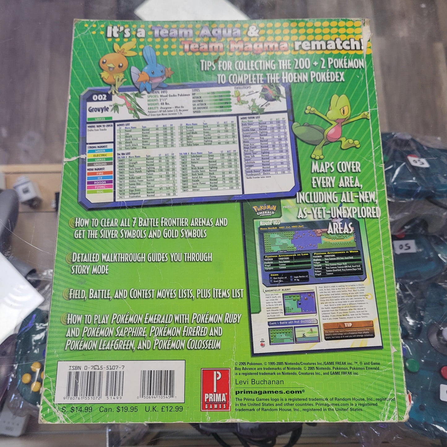 Pokemon Emerald Version Prima Strategy Guide Book