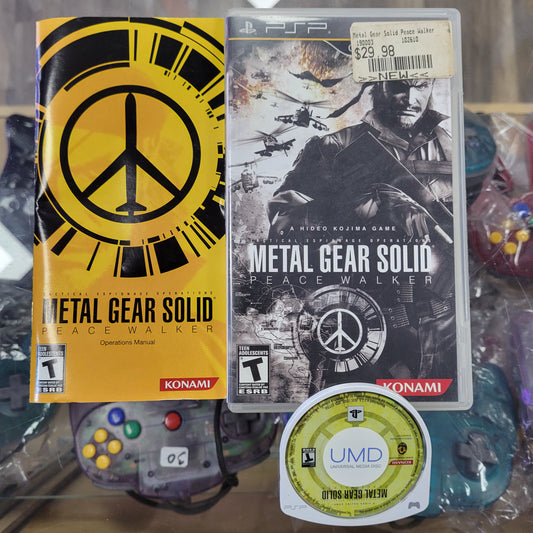 Metal Gear Solid Peace Walker PSP