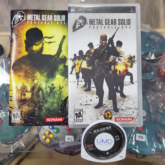 Metal Gear Solid Portable Ops PSP