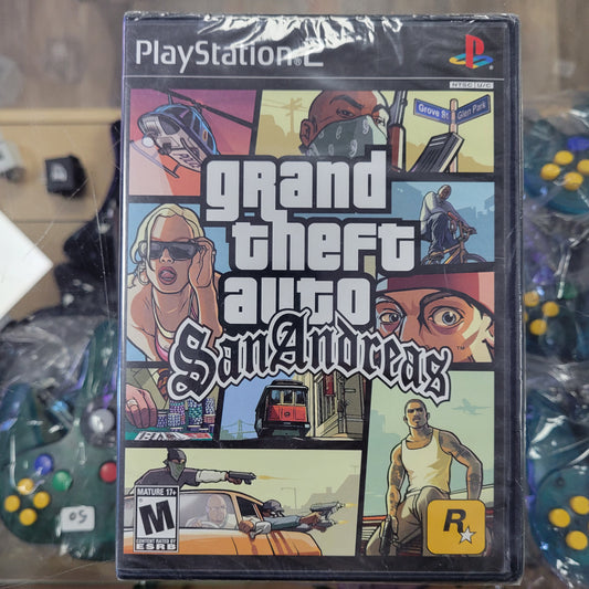 Grand Theft Auto San Andreas New Playstation 2