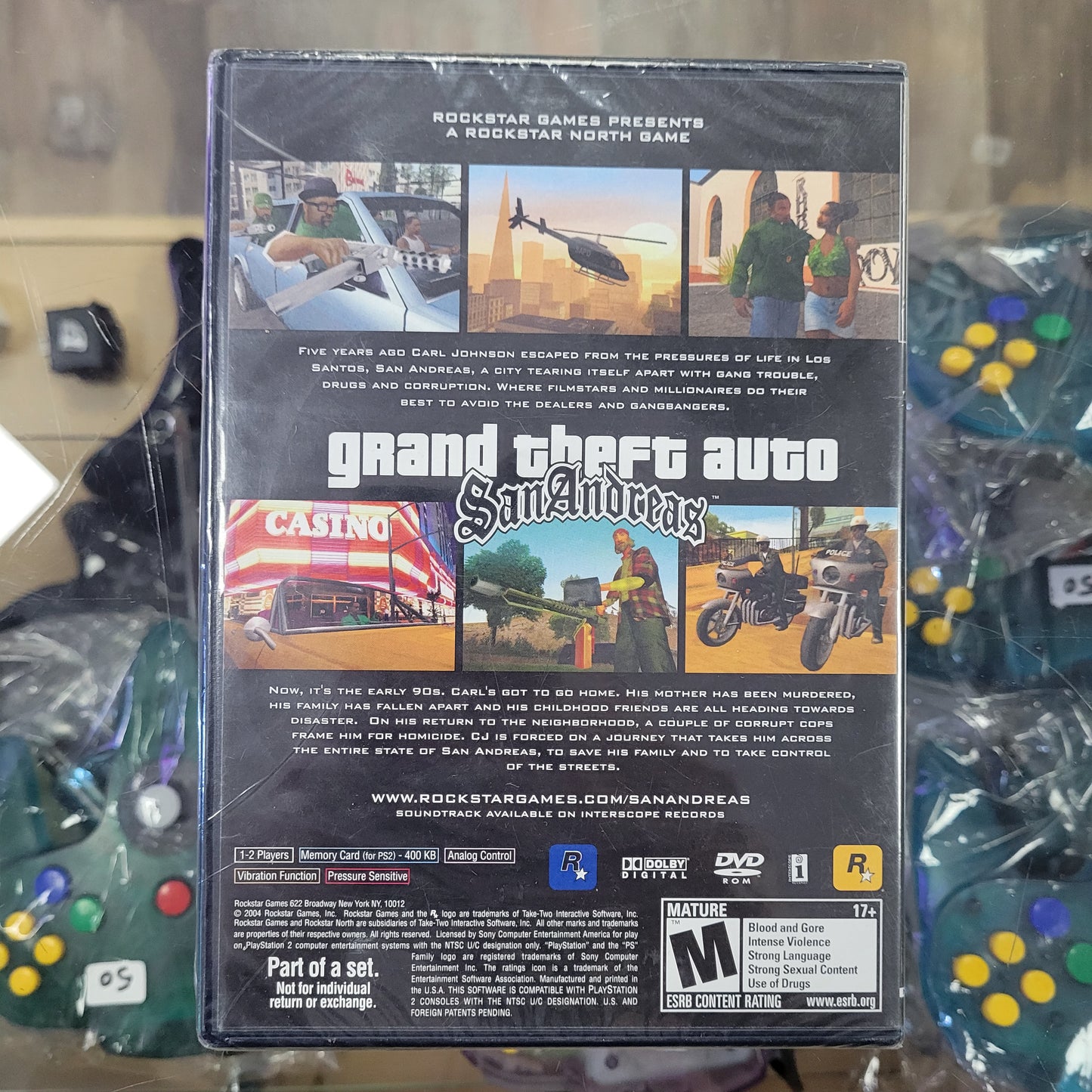 Grand Theft Auto San Andreas New Playstation 2