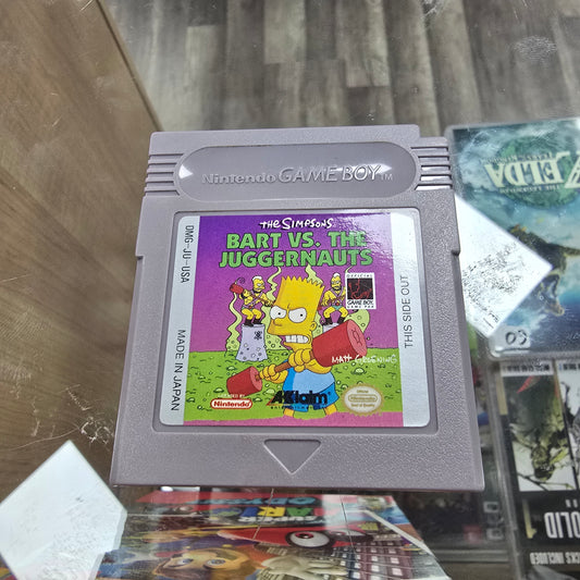 The Simpsons Bart vs the Juggernauts Nintendo Gameboy