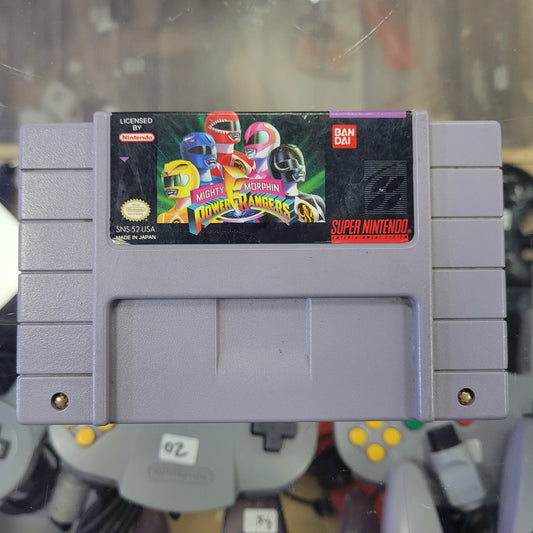 Mighty Morphin Power Rangers Super Nintendo SNES