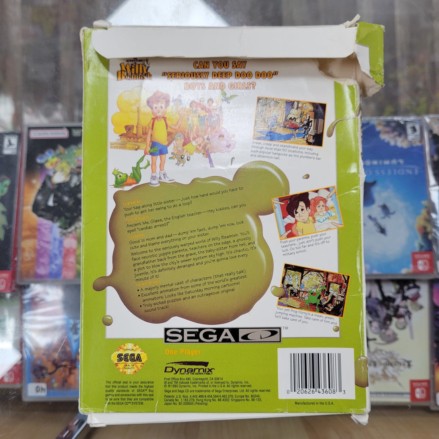 The Adventures of Willy Beamish Sega CD
