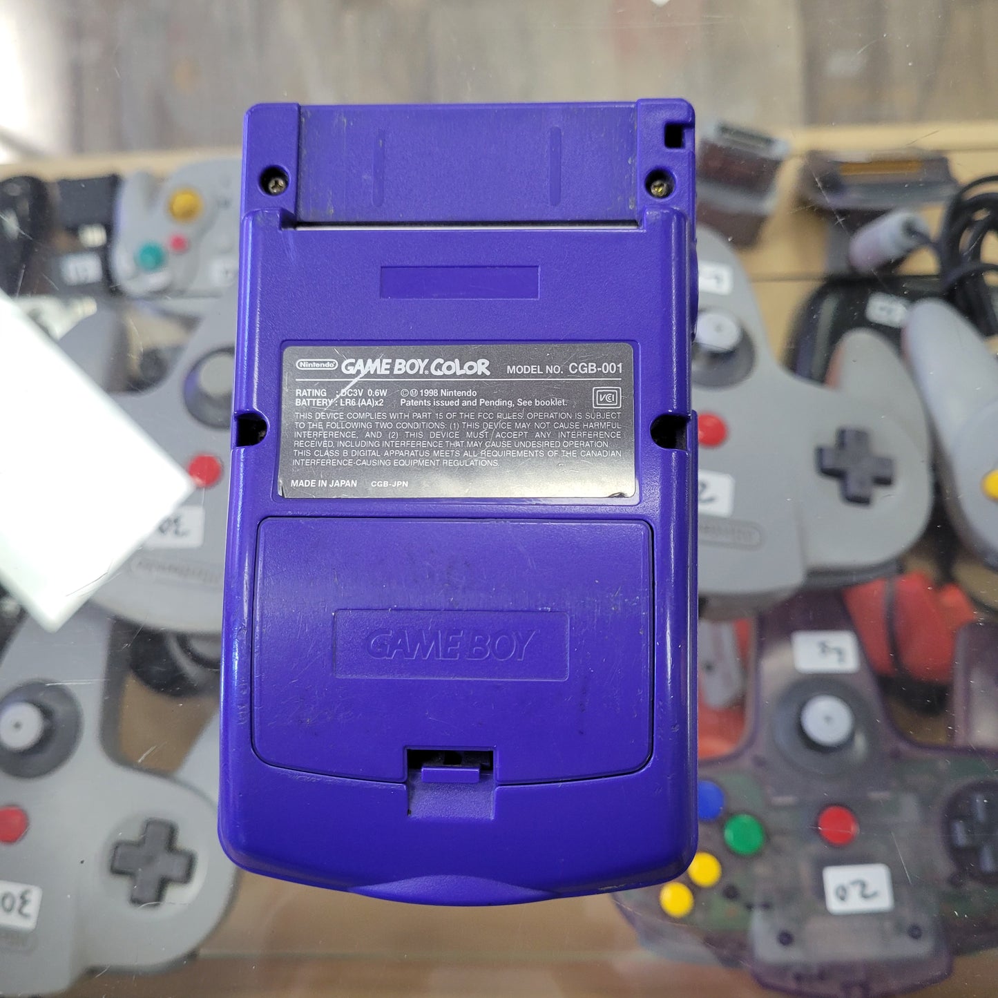 Nintendo Gameboy Color Purple