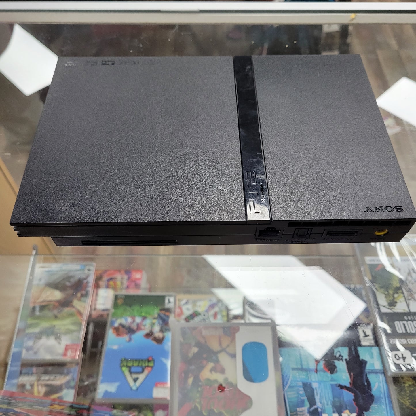 Playstation 2 Slim Cables memory card and controller included
