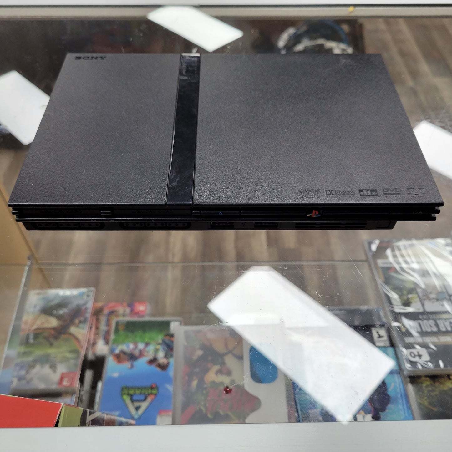 Playstation 2 Slim Cables memory card and controller included