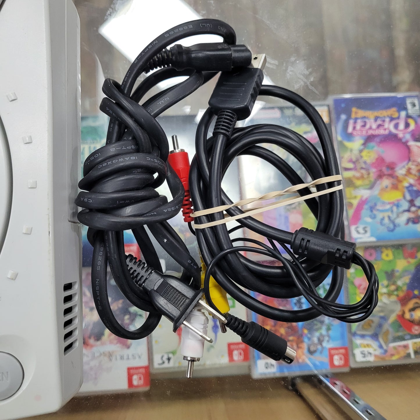Sega Dreamcast System Controller and Cables included No Vmu
