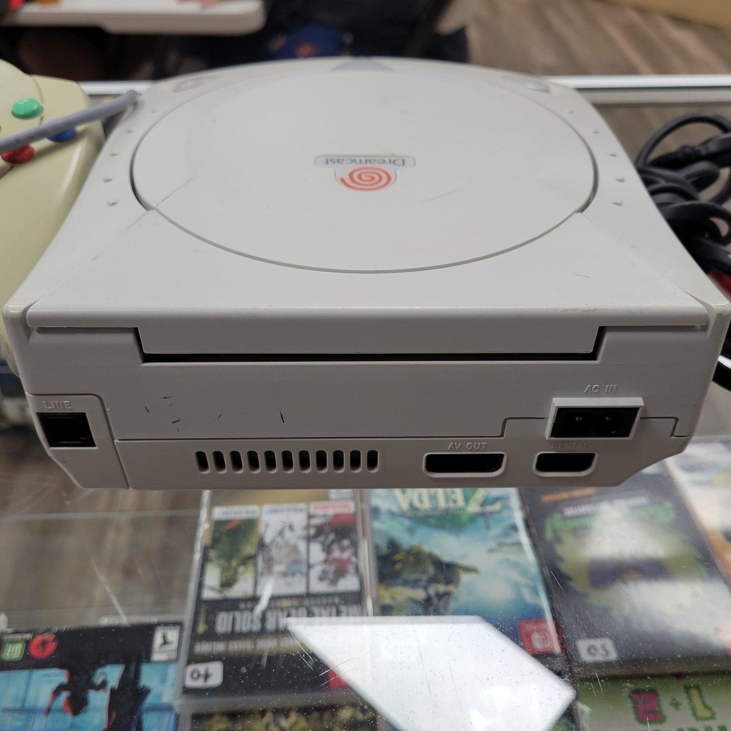 Sega Dreamcast System Controller and Cables included No Vmu