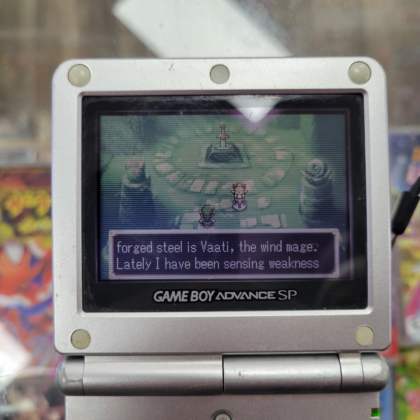 Silver Nintendo Gameboy Advance SP