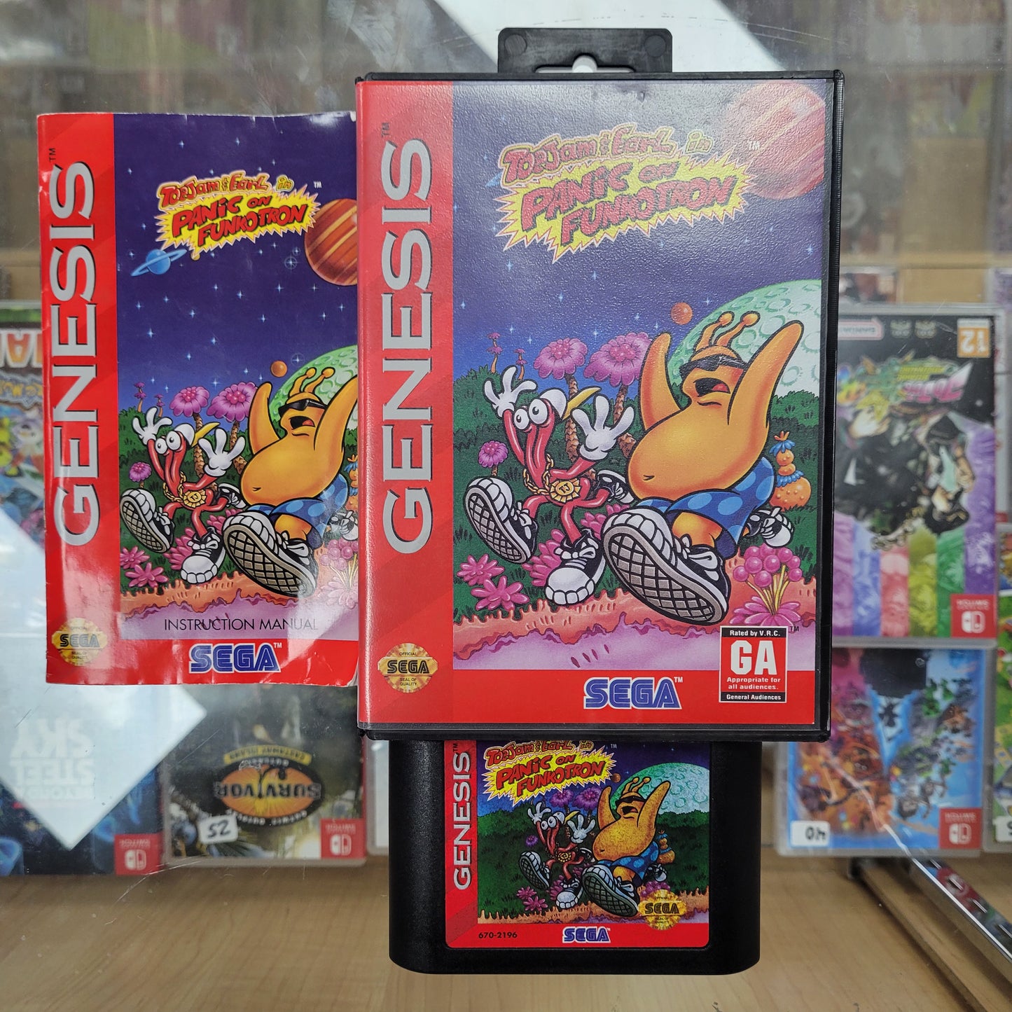 Toe Jam and Earl in Panic on Funkotron Sega Genesis