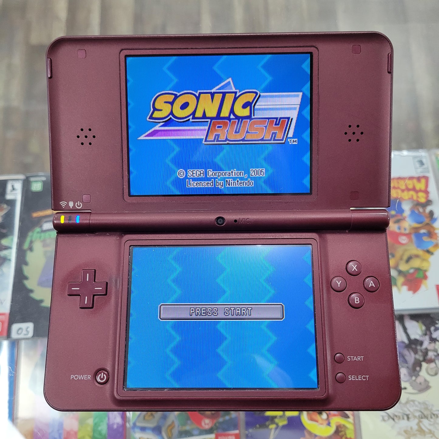Wine Red Nintendo DSi XL System