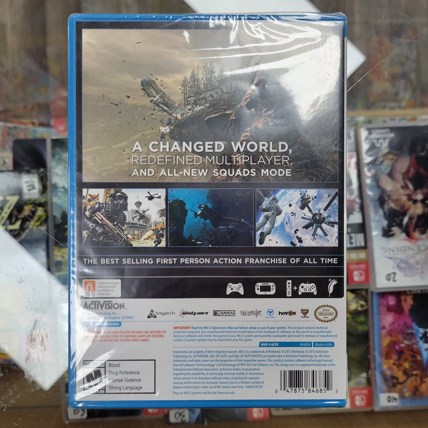 Sealed Call of Duty Ghosts Nintendo Wii U