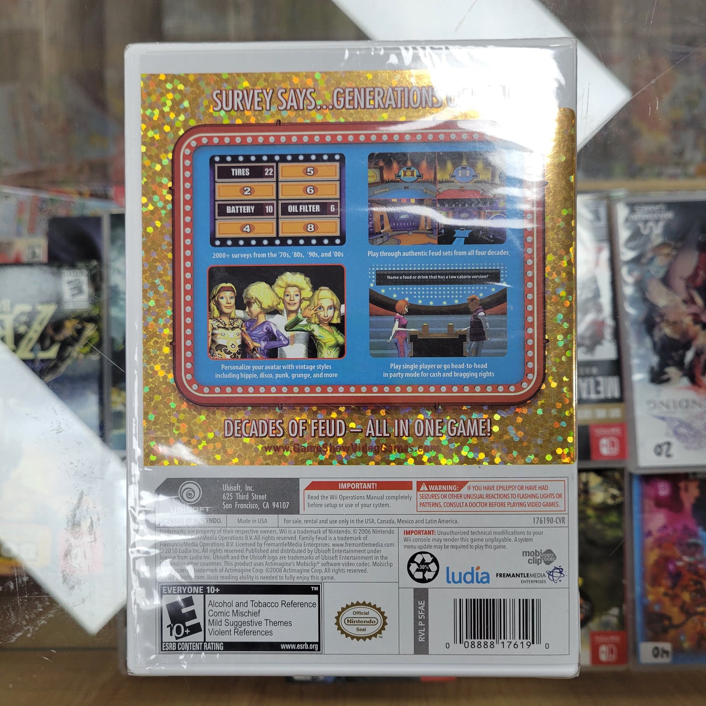 Sealed Family Feud Decades Nintendo Wii