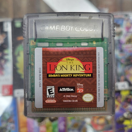 The Lion King Simbas Mighty Adventure Nintendo Gameboy Color