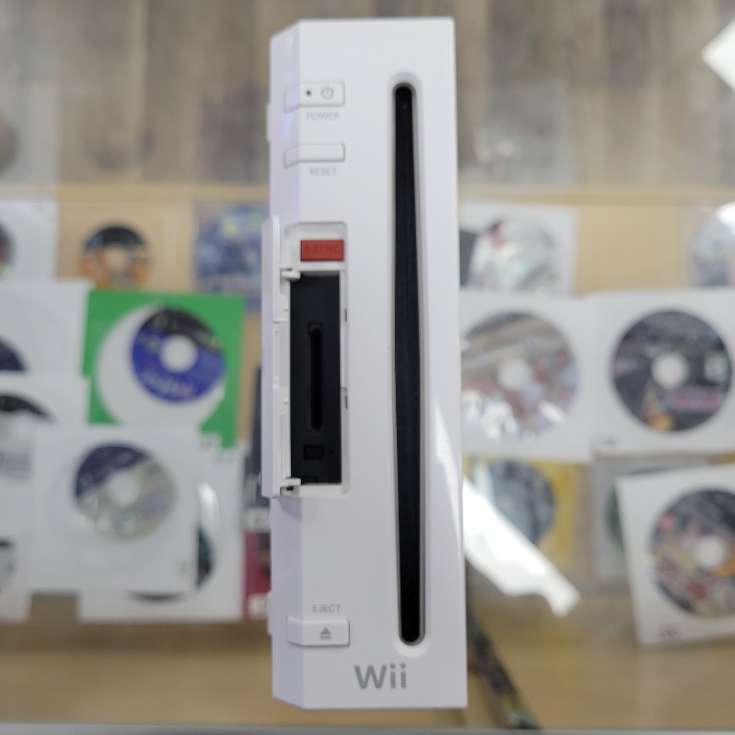 White Nintendo Wii System With controller and cables