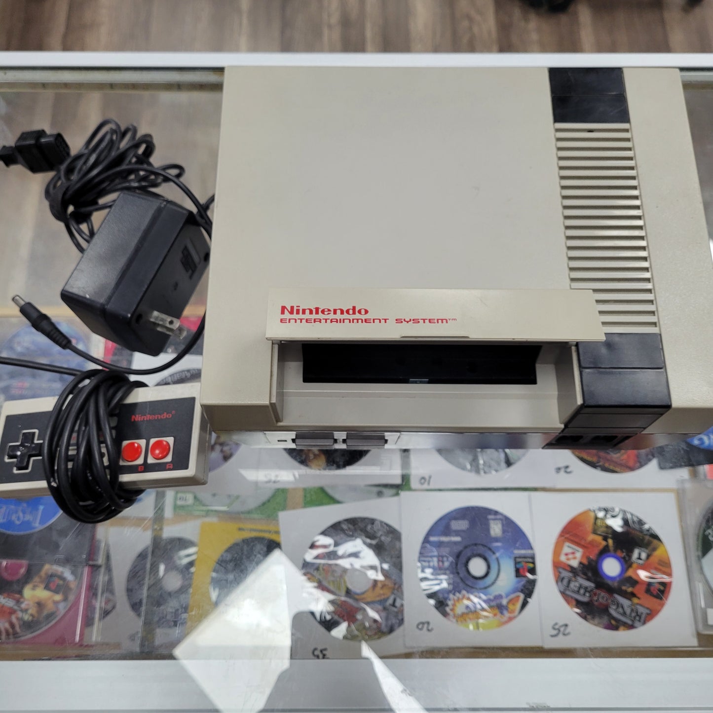 Nintendo Entertainment System NES System With controller and power cable NO AV VIDEO CABLE