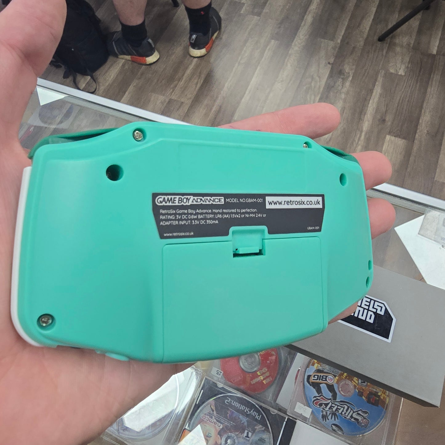 Custom Gameboy Advance Handheld System with Brighter Screen and USB C Charging