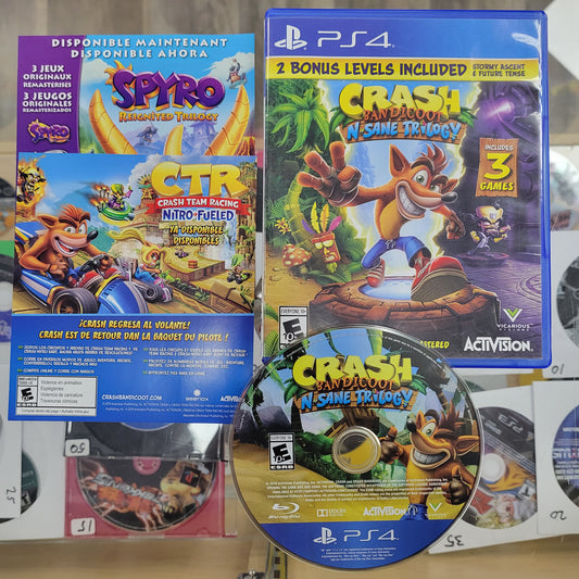 Crash Bandicoot Nsane Trilogy Playstation 4