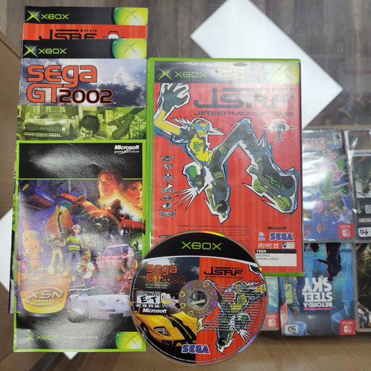 Sega GT 2002 and JSRF Original Xbox