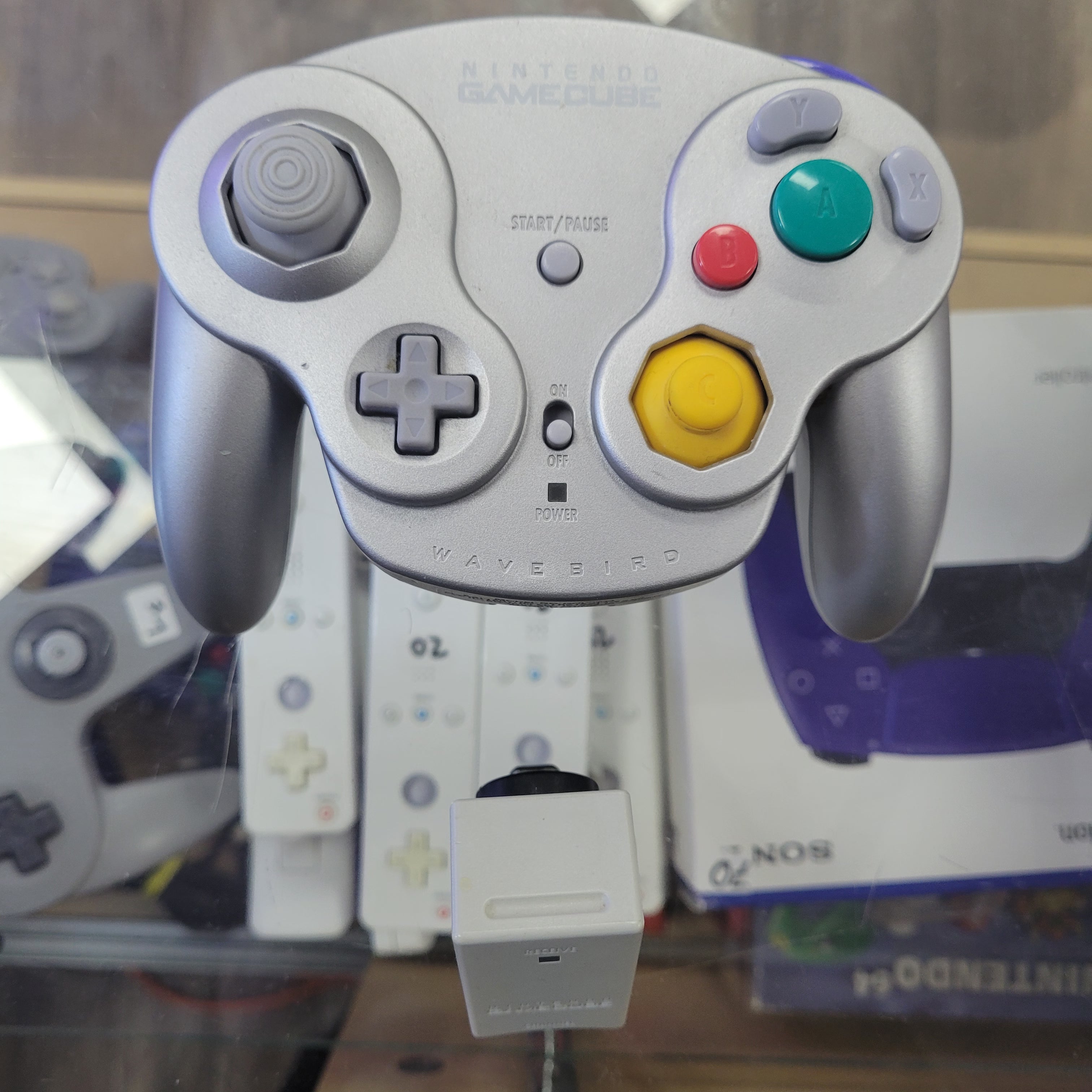 Wavebird Shell Platinum Nintendo Gamecube Wavebird Controller – buttondelight