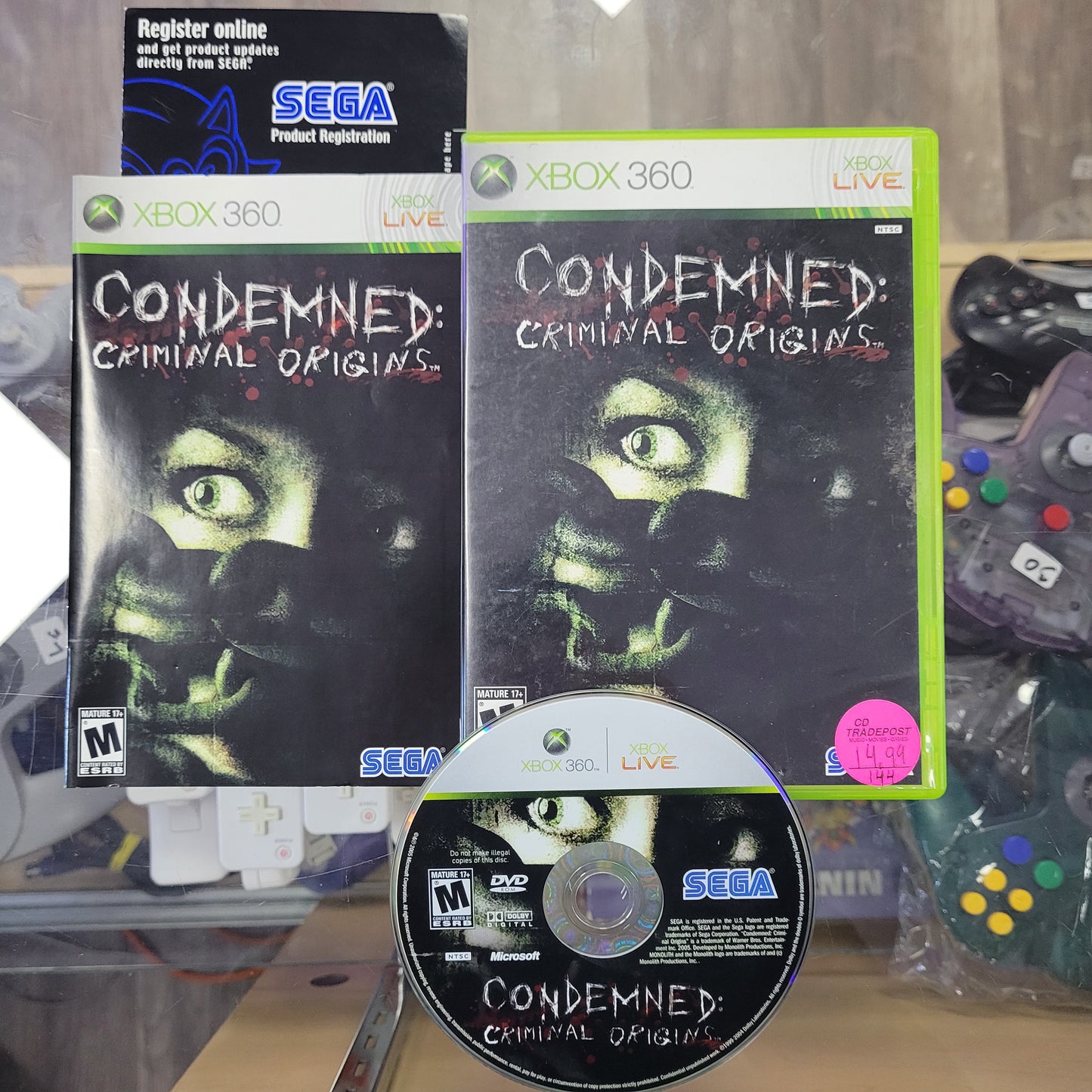 Condemned Criminal Origins Xbox 360