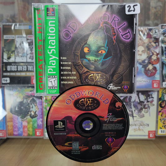 Oddworld Abes Oddysee Playstation 1 Greatest Hits