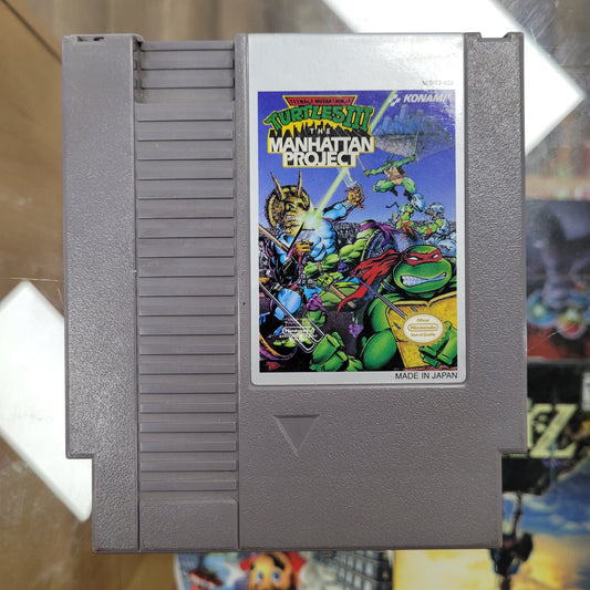 Teenage Mutant Ninja Turtles III The Manhattan Project Nintendo NES