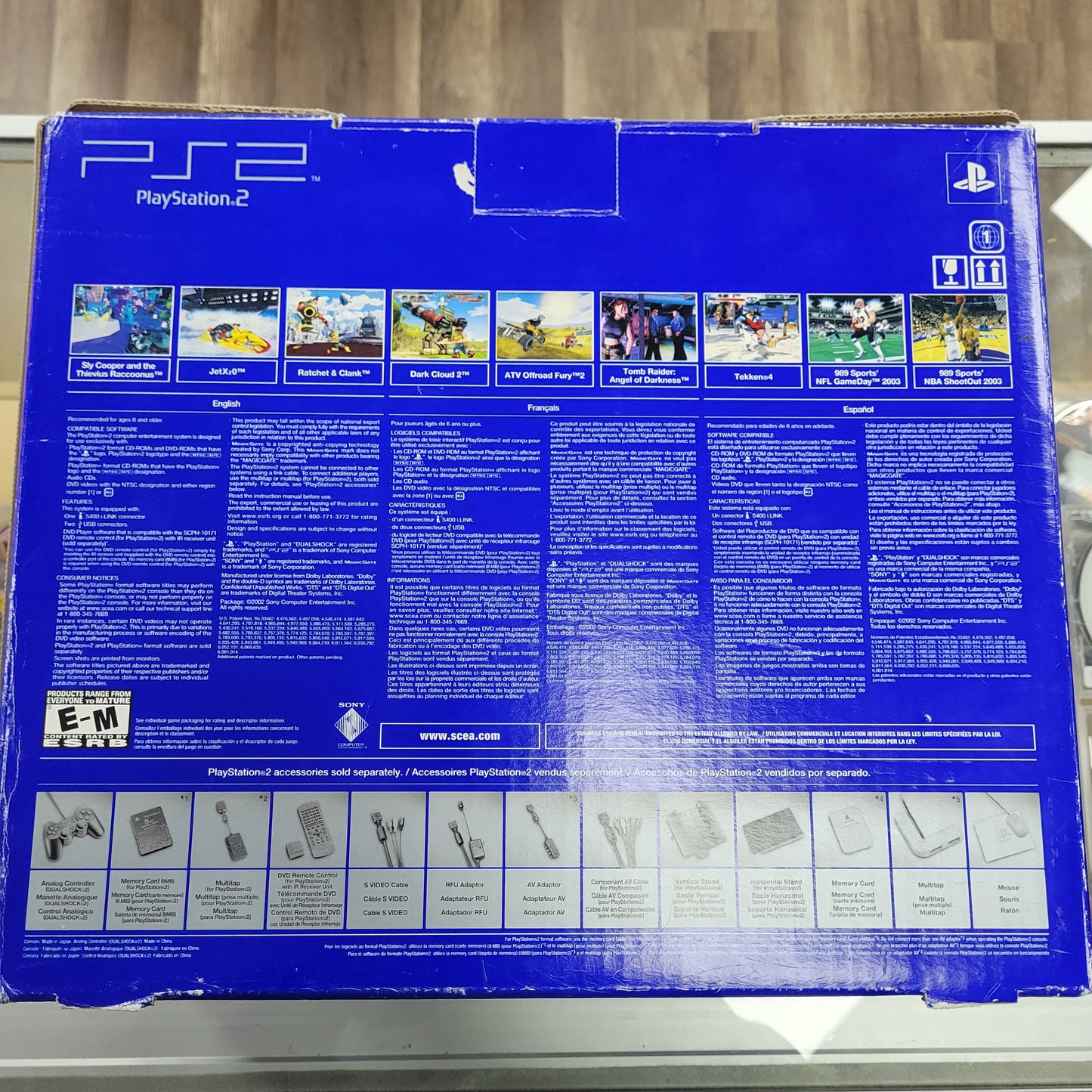 Sony Playstation 2 System CIB With cables and controller
