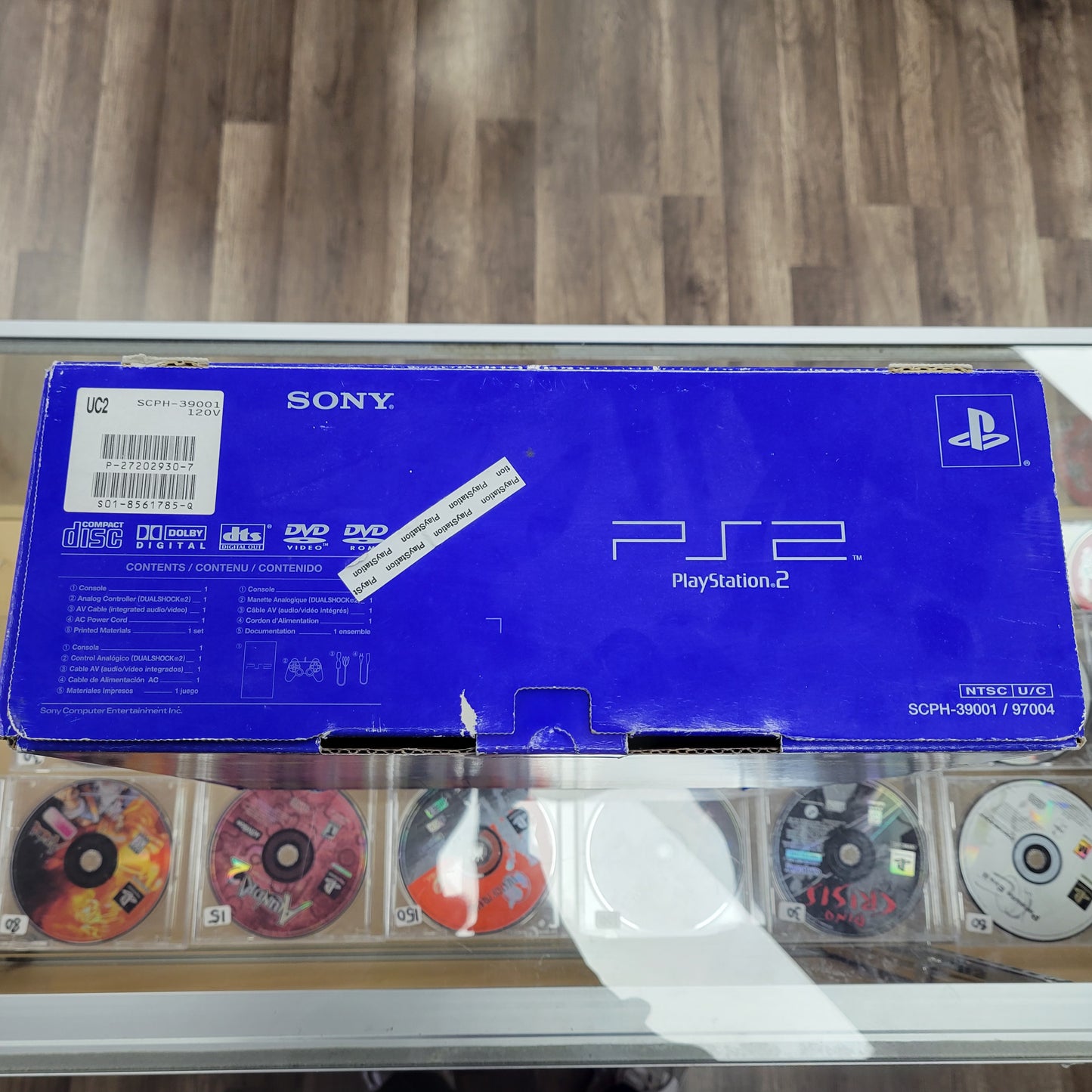 Sony Playstation 2 System CIB With cables and controller