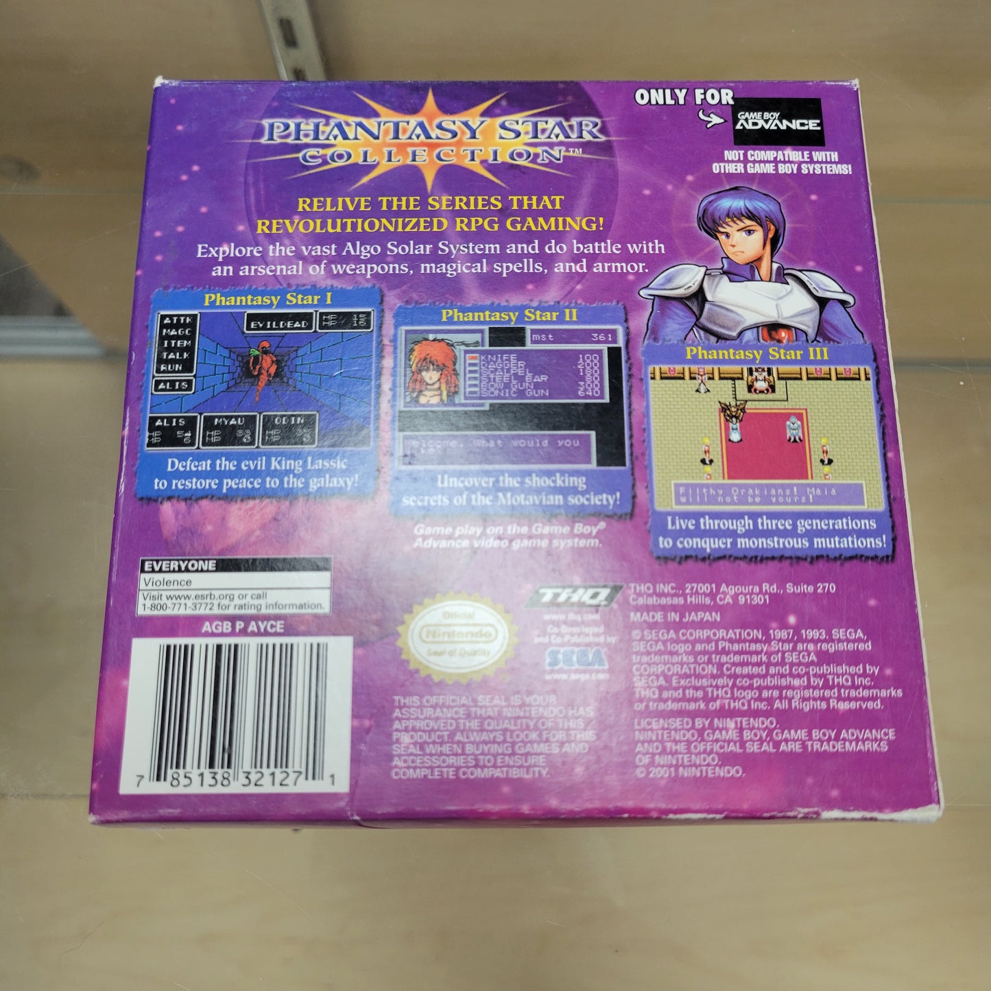 Phantasy Star Collection Gameboy Advance