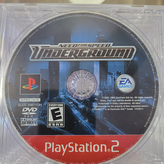Need For Speed Underground Playstation 2 Greatest Hits