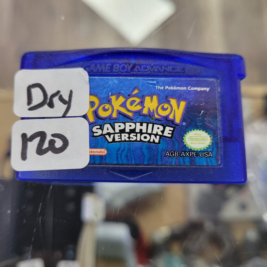 Pokémon Sapphire Version Nintendo Gameboy Authentic Dry Battery