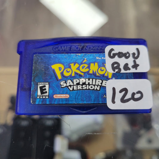 Pokémon Sapphire Version Nintendo Gameboy Advance Good Battery