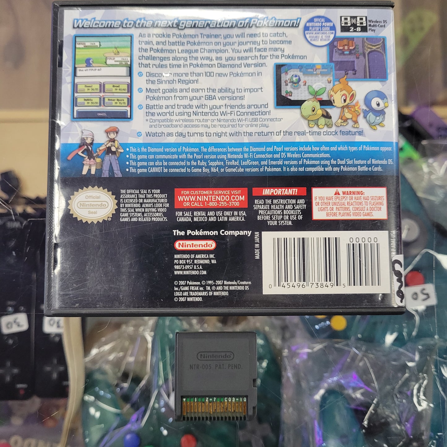 Pokémon Diamond Version Nintendo DS (Authentic) (Rough Condition)