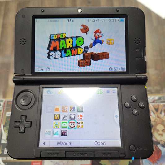Blue Nintendo 3DS XL With Charger