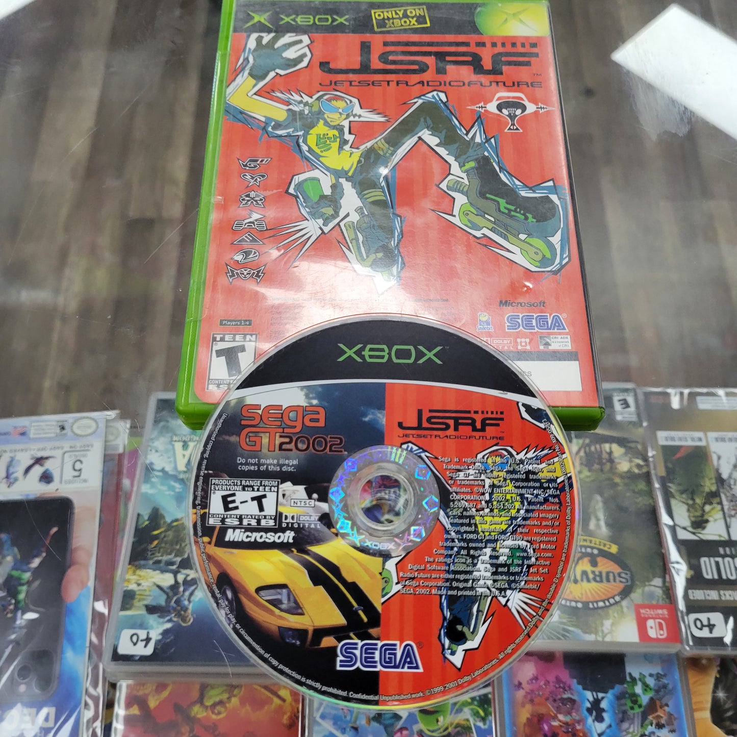 Sega GT and JSRF Original Xbox