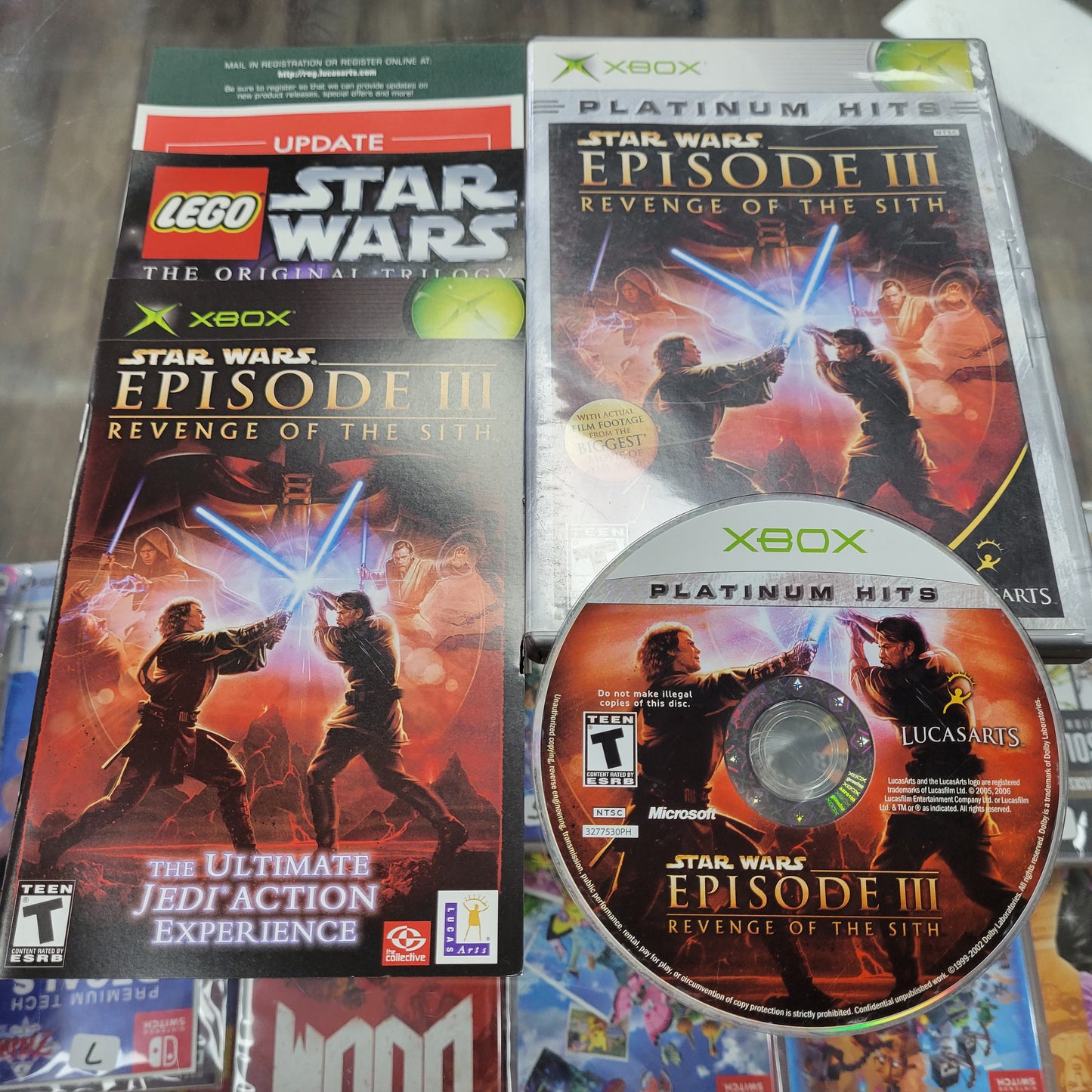Star Wars Episode III The Game Original Xbox