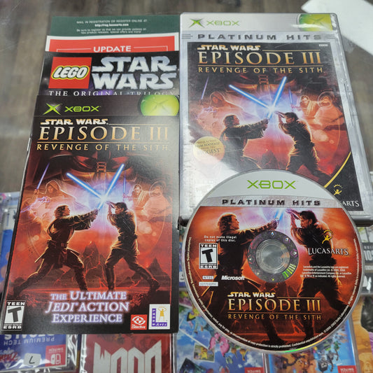 Star Wars Episode III The Game Original Xbox