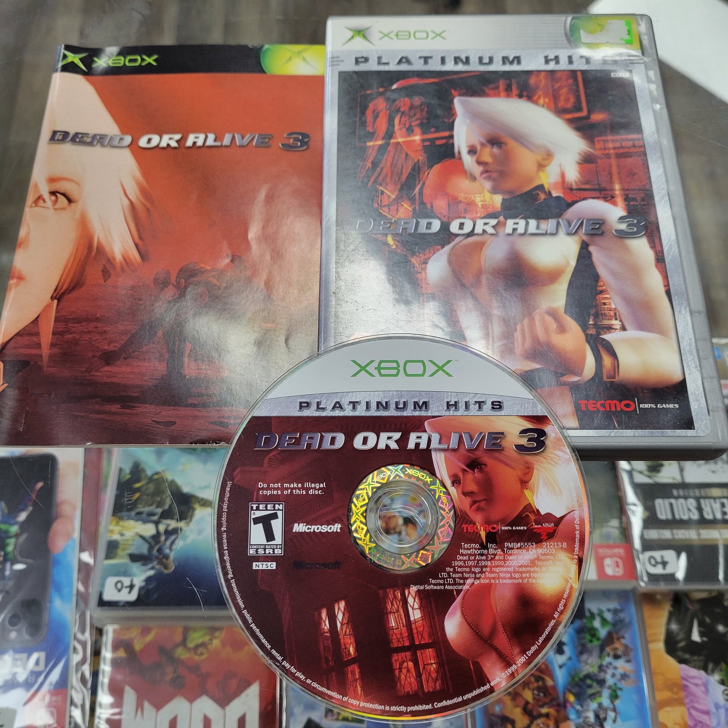 Dead Or Alive 3 Original Xbox Platinum Hits