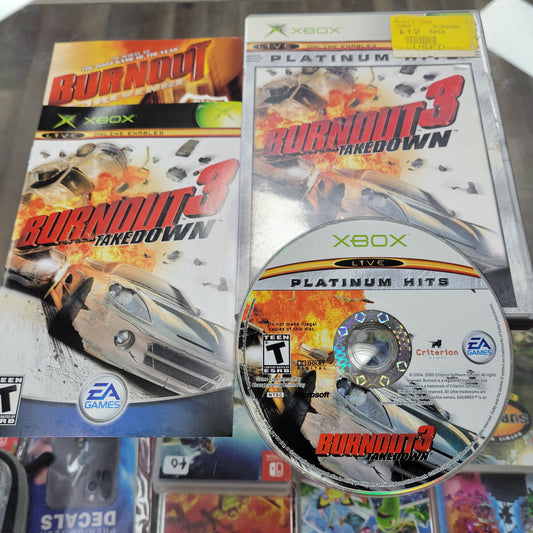 Burnout 3 Original Xbox Platinum Hits