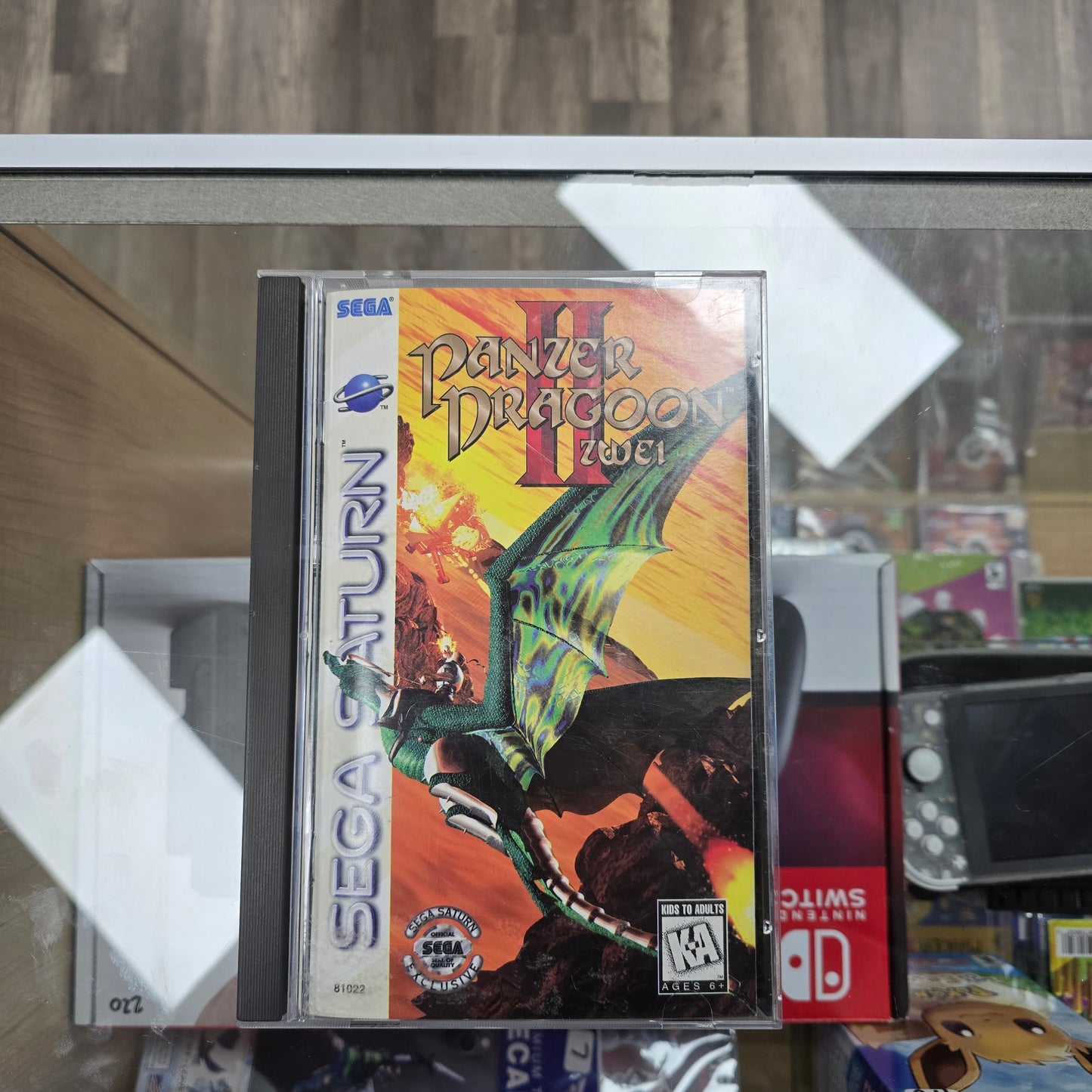 Panzer Dragoon II Zwei Sega Saturn with Registration Card