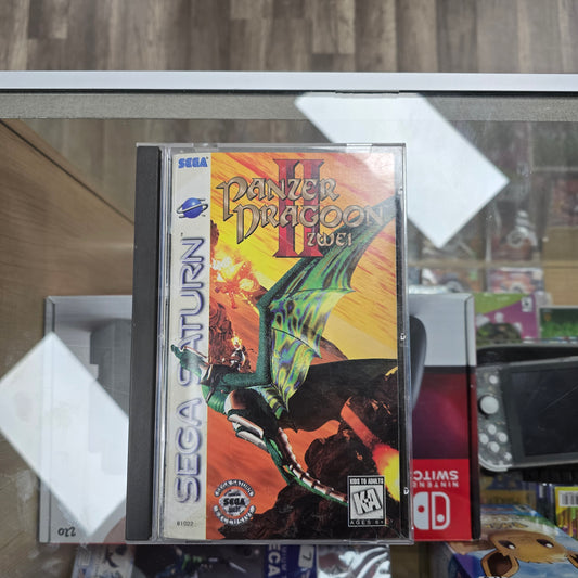 Panzer Dragoon II Zwei Sega Saturn with Registration Card