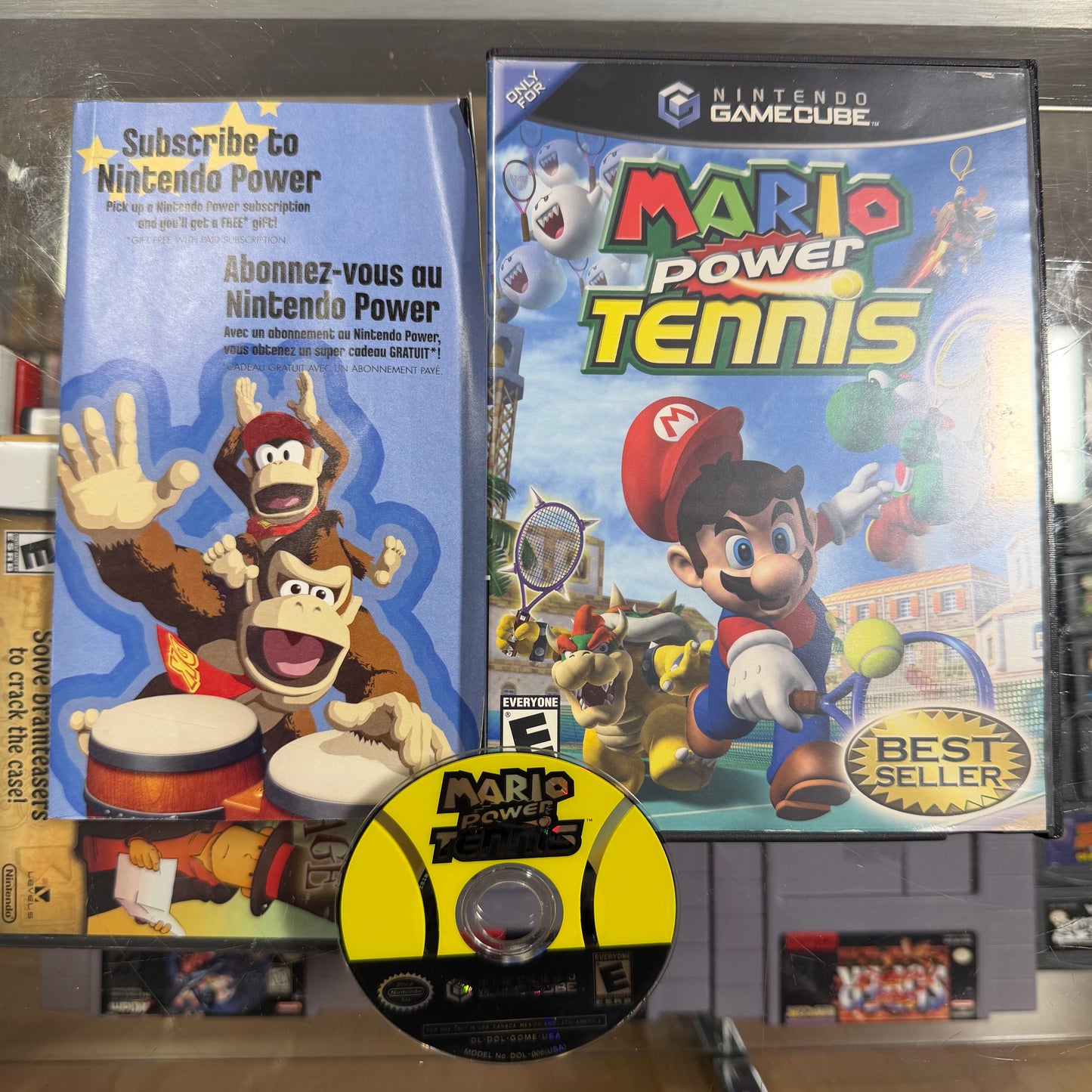 Mario Power Tennis Nintendo Gamecube