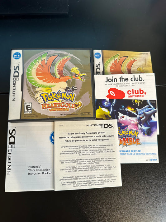 Pokémon Heartgold Case Manual Only No Game