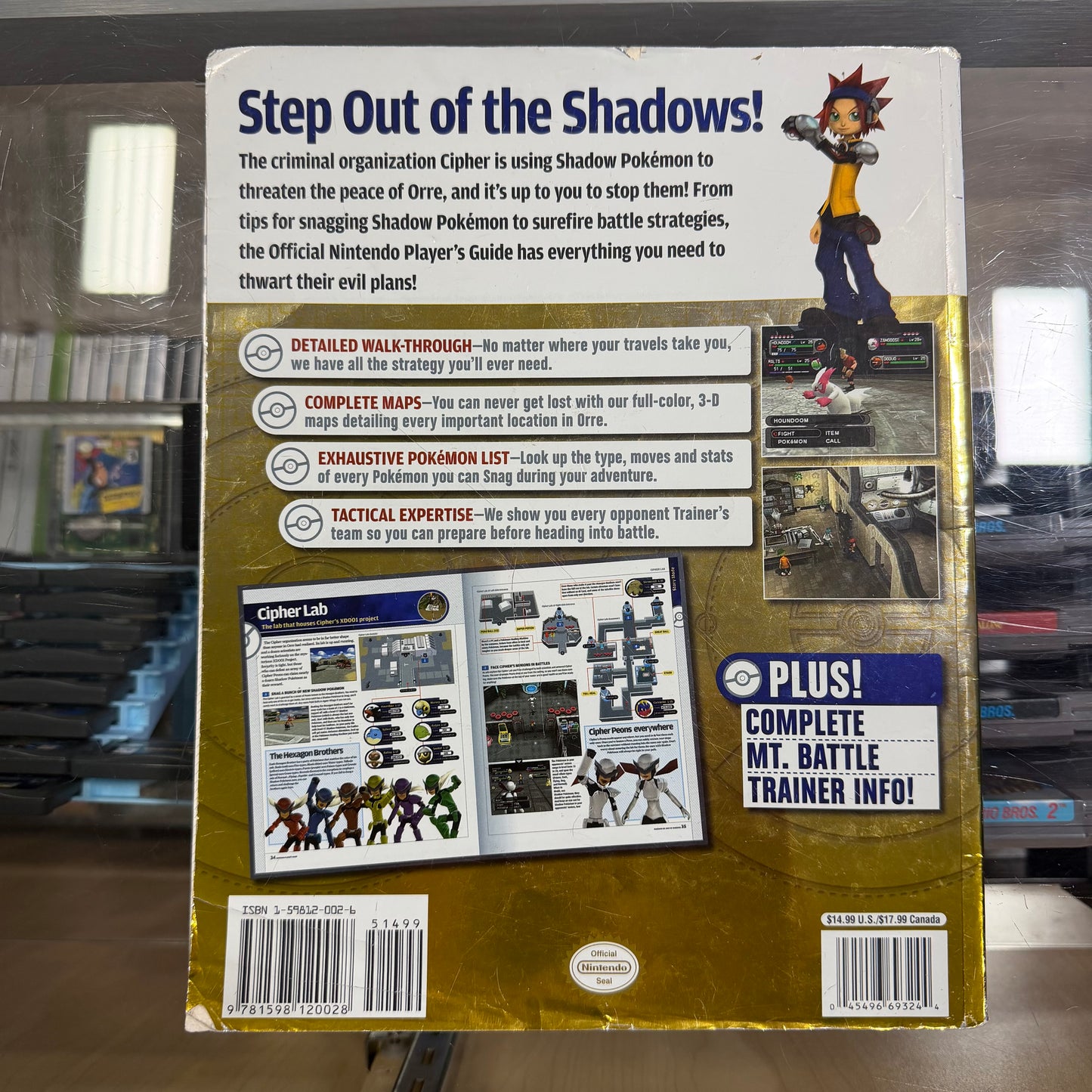 Pokémon Gale of Darkness Strategy Guide Nintendo GameCube